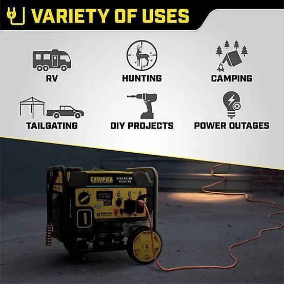 Champion Power Equipment 4,500/3,650-Watt Gasoline Powered OFI Generator with ParaLINK, Remote Start - Image 8