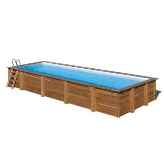Piscine bois en kit rectangle Tampa - Image 3