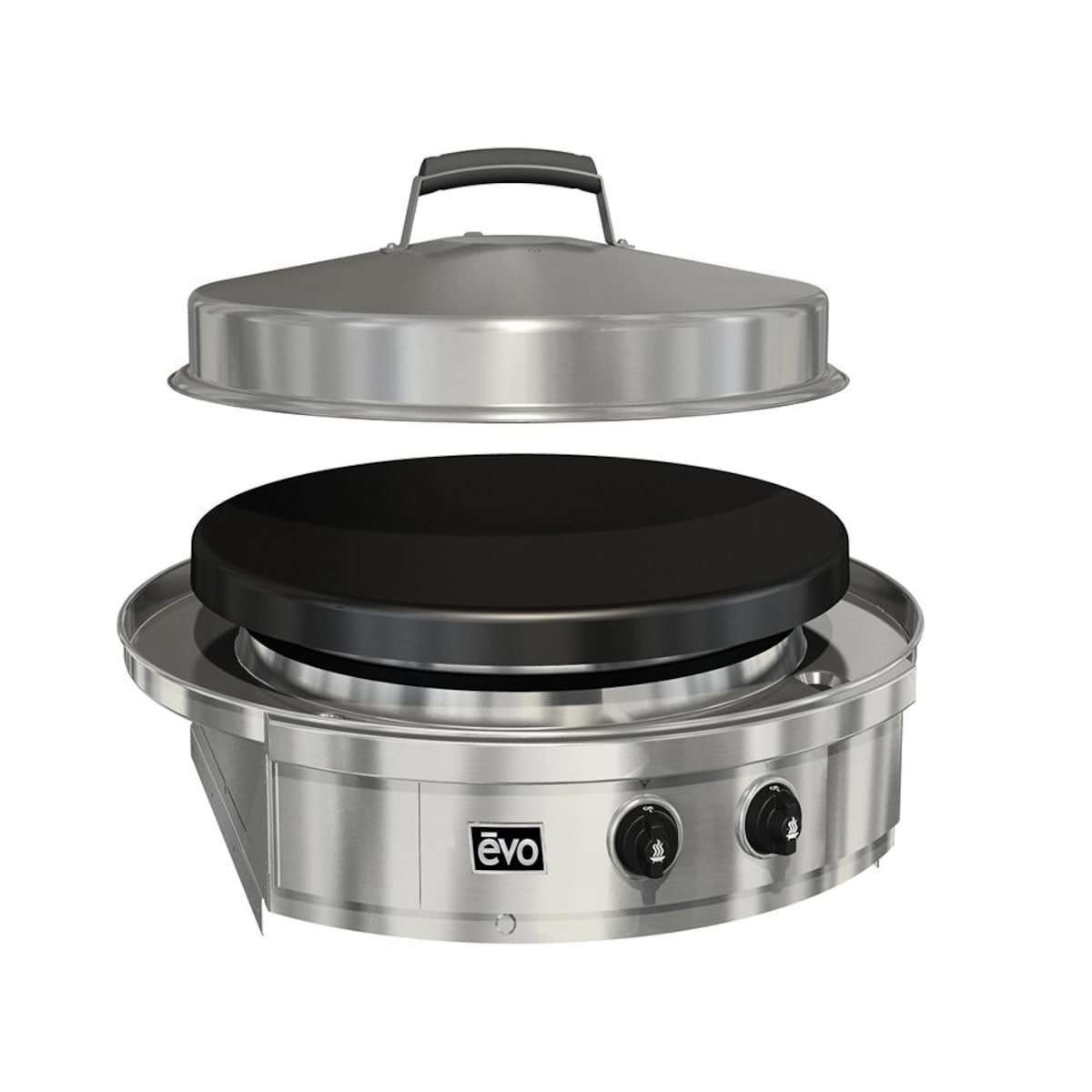 Evo Affinity 25G Built-In Flattop Gas Grill - Image 2