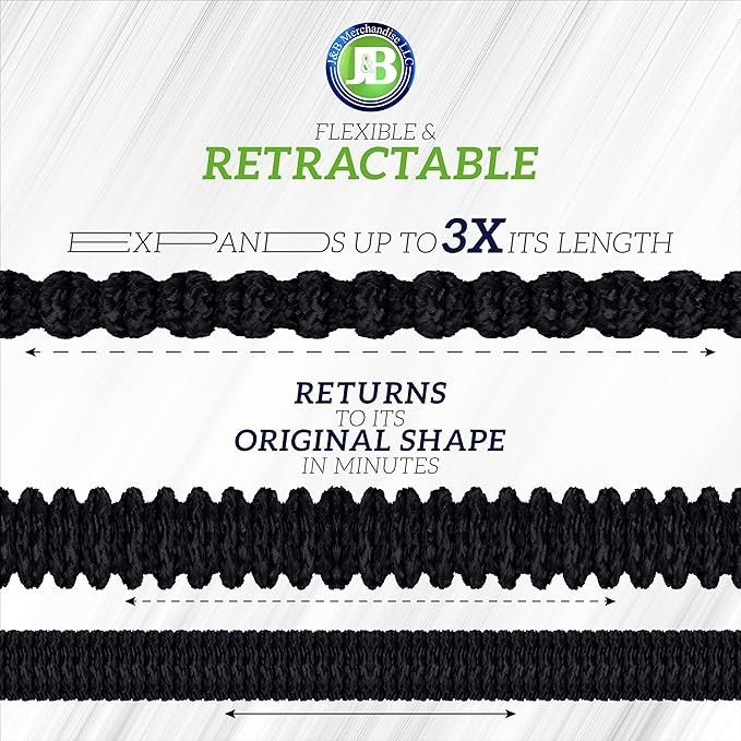 J&B XpandaHose 150ft Expandable Garden Hose – Ultra-Strong 3750D, 4-Layer Latex Core, Brass 3/4″ Connectors, 10-Pattern Nozzle & Storage Bag – Lightweight, Kink-Reducing, Leak-Resistant - Image 5