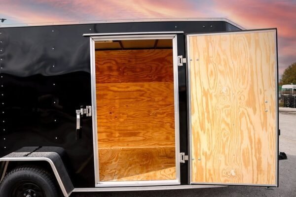 Small Black Enclosed Trailer - Image 37