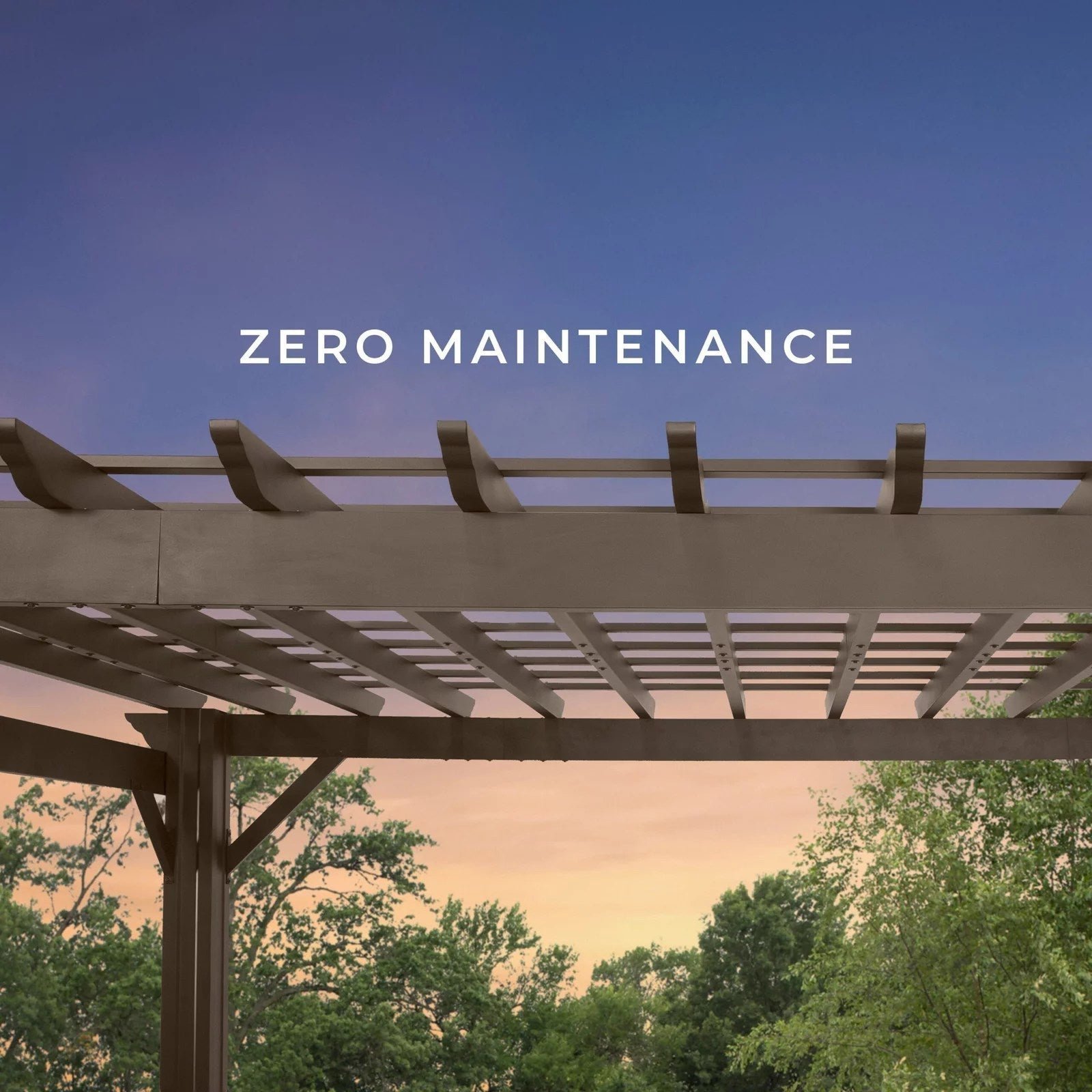 14×10 Ashford Traditional Steel Pergola With Sail Shade Soft Canopy - Image 9
