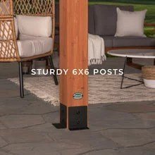 20×12 beaumont pergola – brown - Image 22