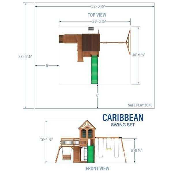 Backyard Discovery Caribbean Swing Set - Image 3