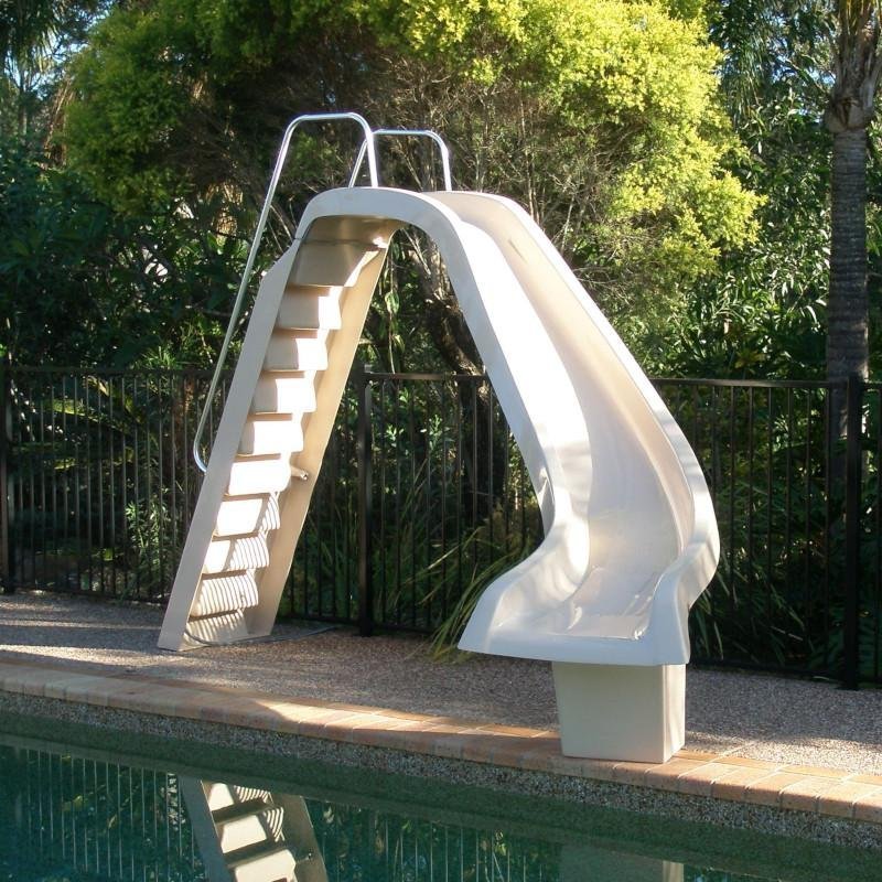 FibroPool Full Sized Fiberglass Swimming Pool Slide - Image 3
