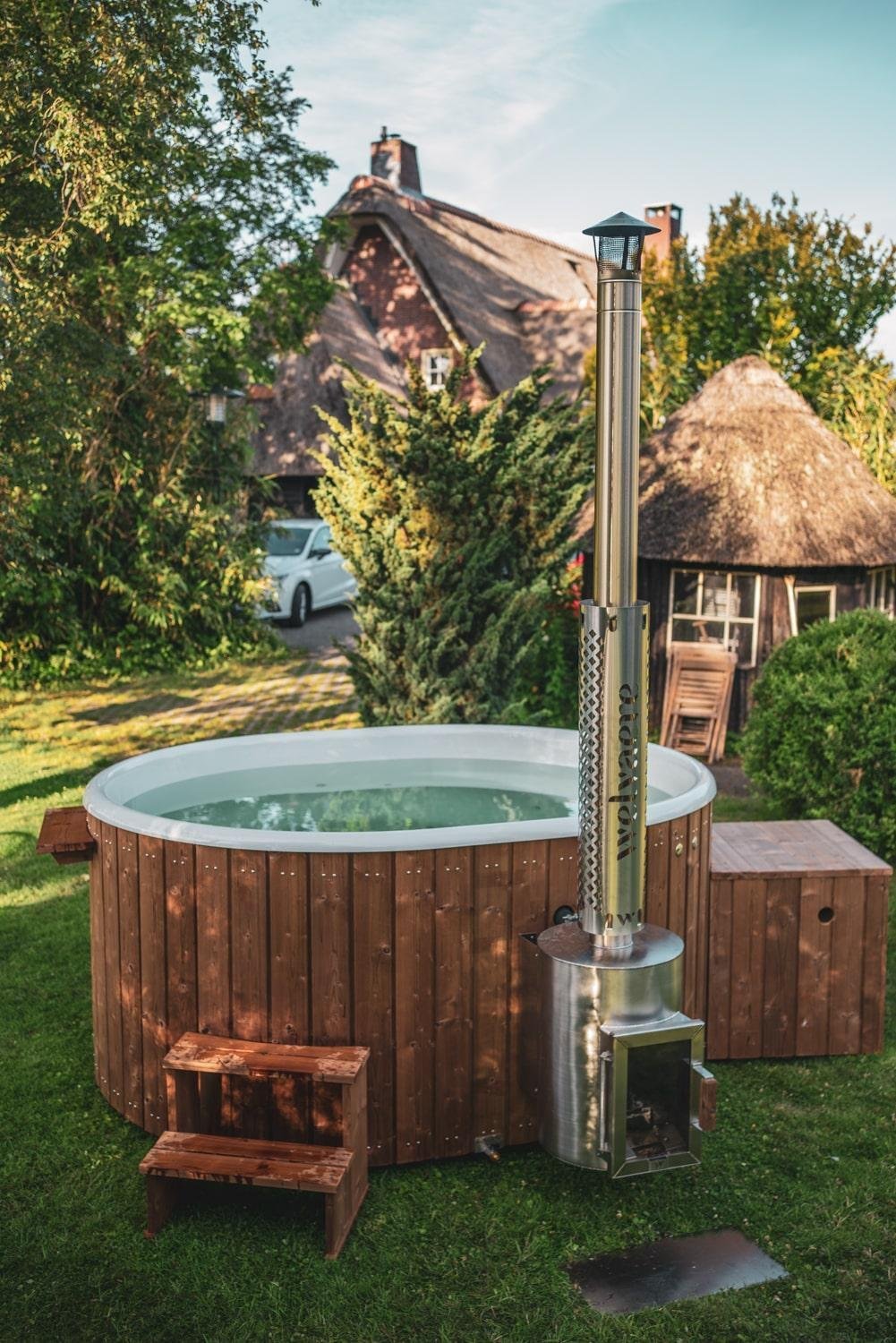 Ducktub Bjorn bain nordique pour 4 à 5 personnes – à bois électrique - Image 3