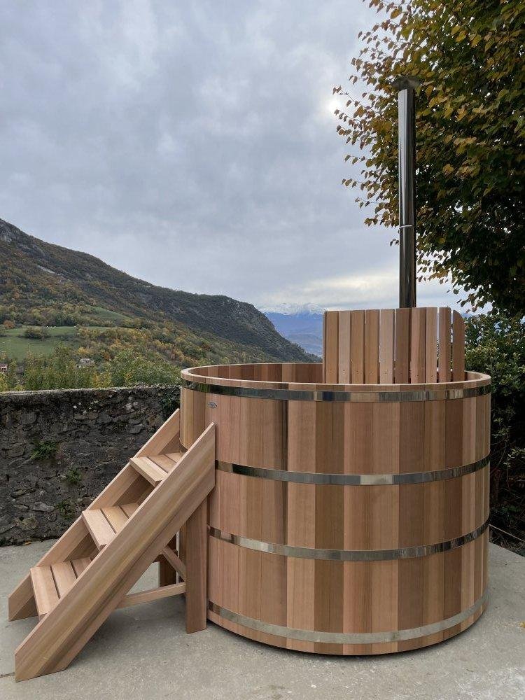 Ducktub Bjorn bain nordique pour 4 à 5 personnes – à bois électrique - Image 4