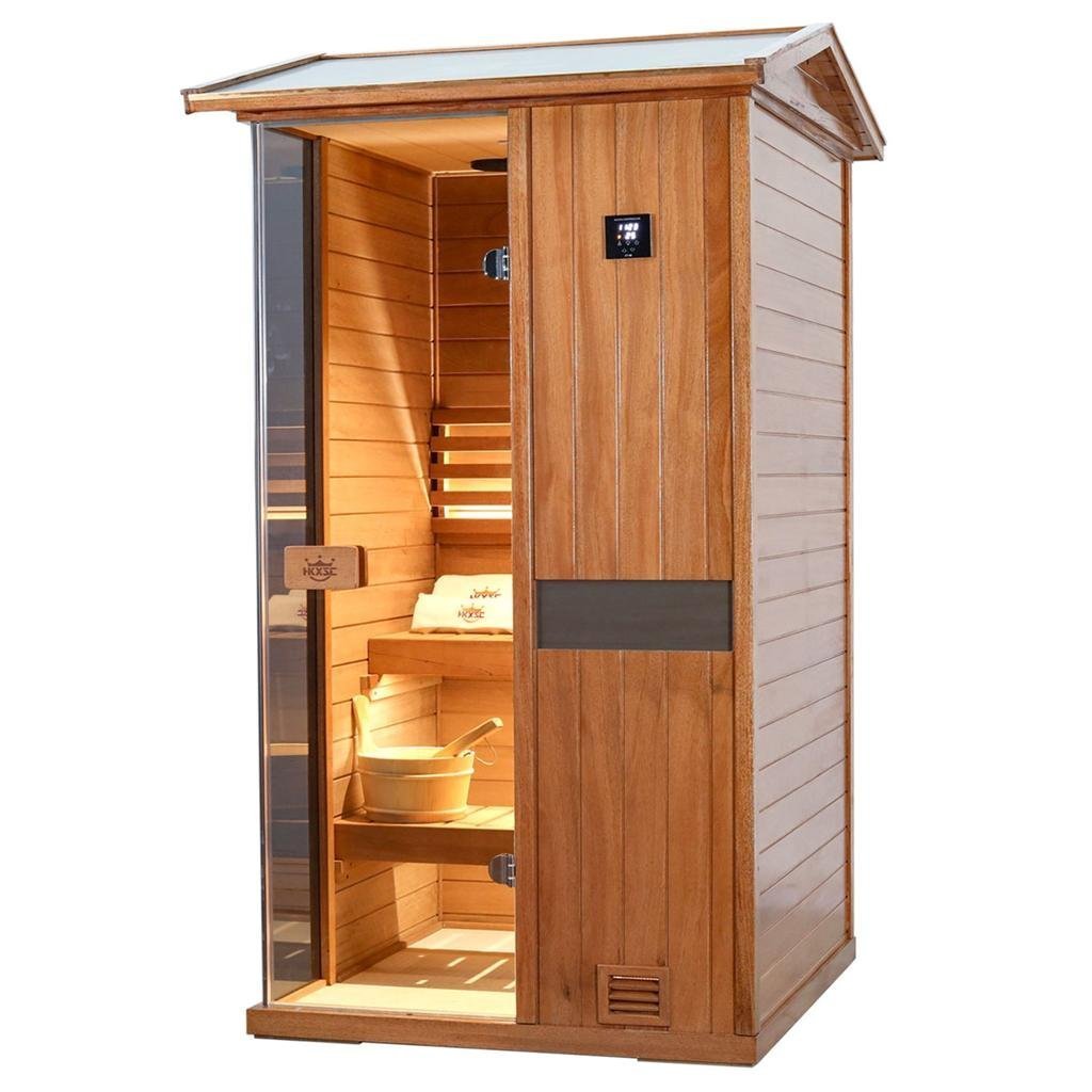 Solid Outdoor Steam Sauna – 2 Person | Model 702VS - Image 3