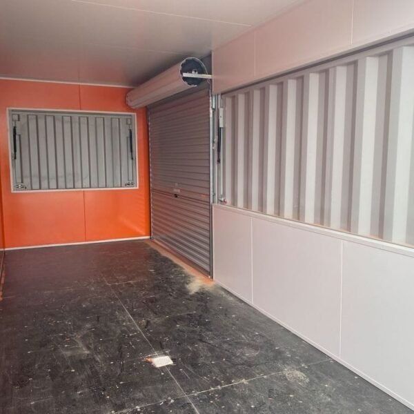 20FT Custom Orange Canteen Container - Image 3