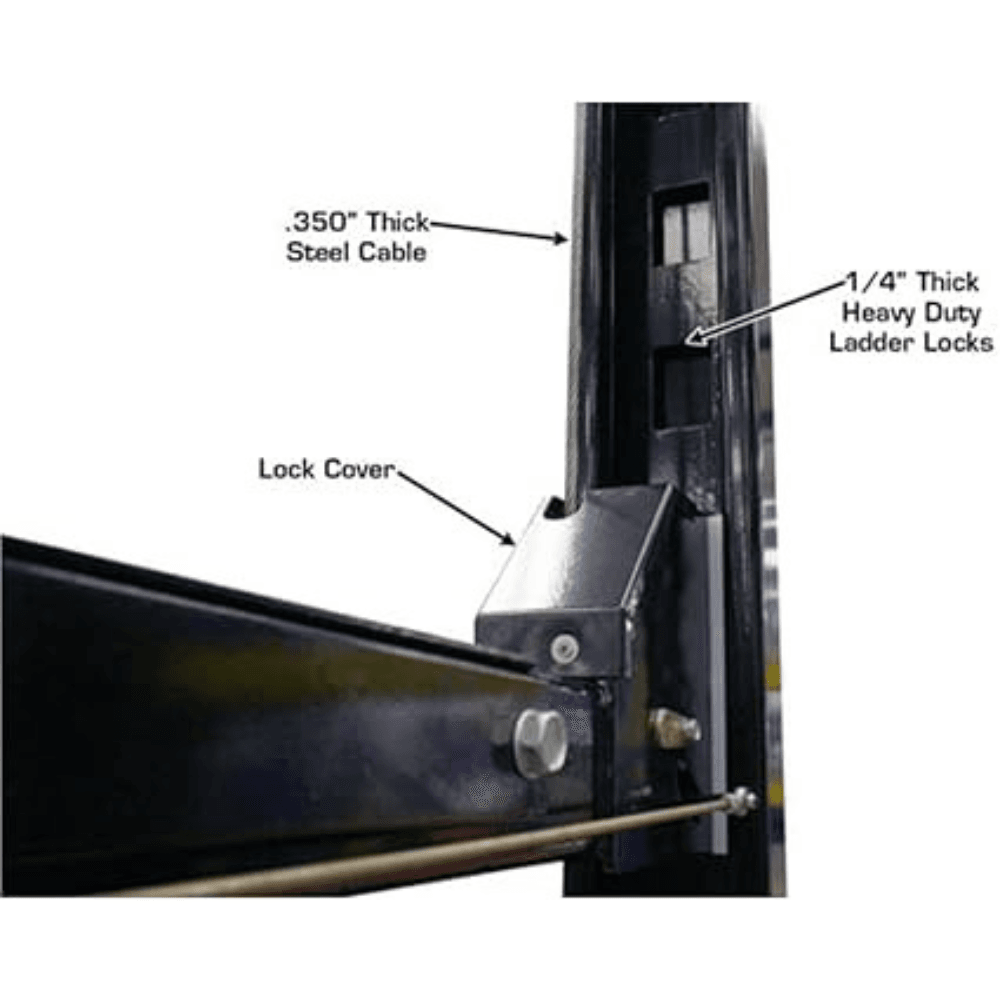 Atlas Garage Pro 8000 8,000 lbs. Freestanding 4-Post Storage Car Lift - Image 4