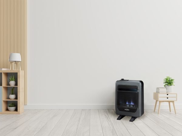 Bluegrass Living 10,000 BTU Propane Gas Ventless Blue Flame Space Heater with Base Feet B10TPB-B - Image 4