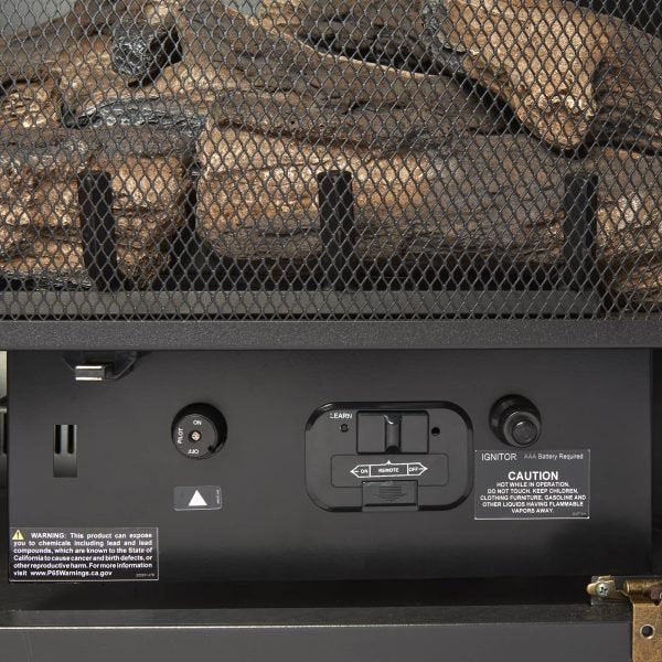 Duluth Forge 32,000 BTU Dual Fuel Ventless Gas Fireplace in Antique White - Image 7